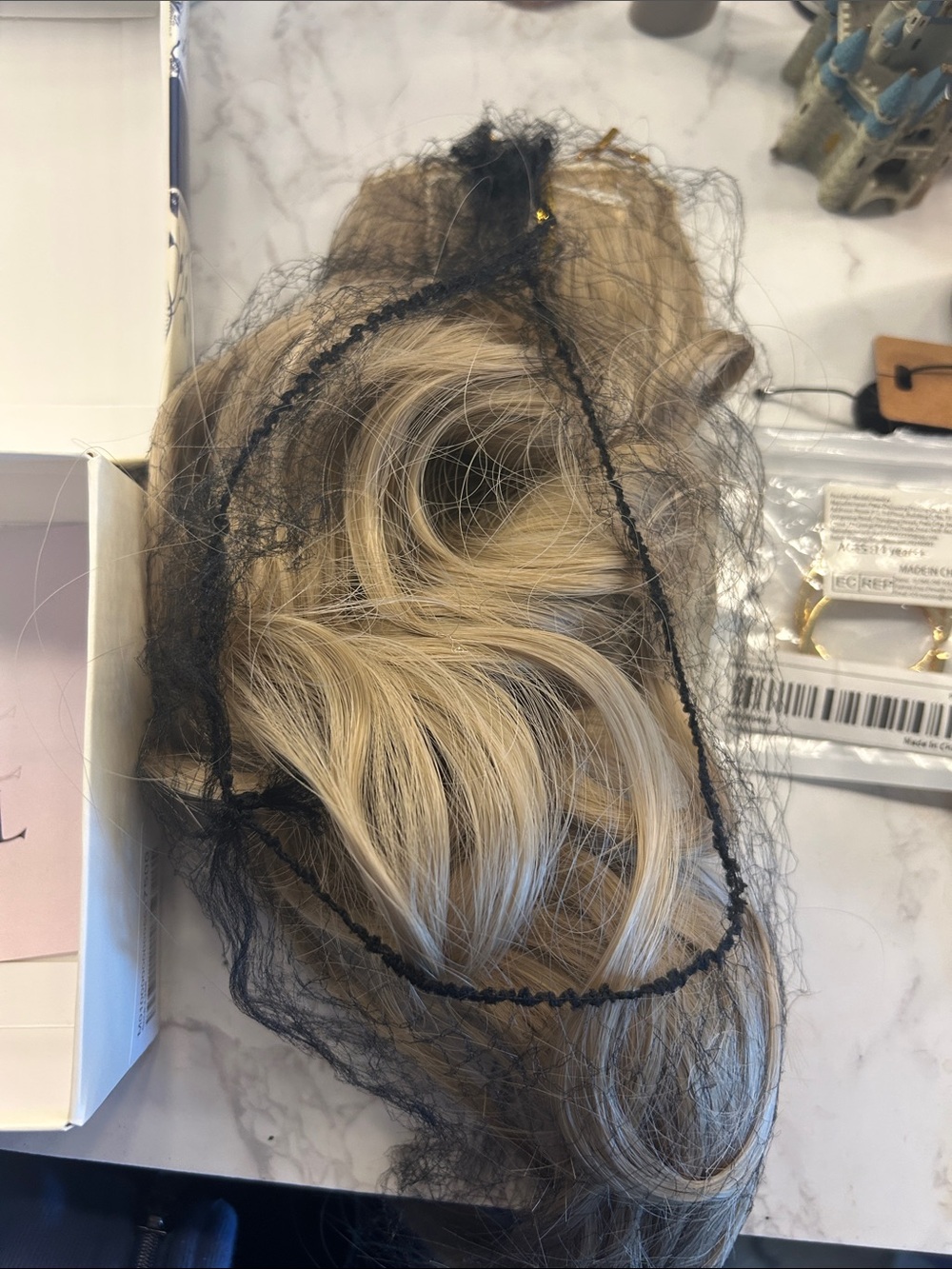 Vigorous Beauty Blonde Clip-In Topper - Light Blonde Shades